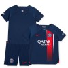 Conjunto (Camiseta+Pantalón Corto) Paris Saint-Germain 2023-24 Primera Equipación - Niño